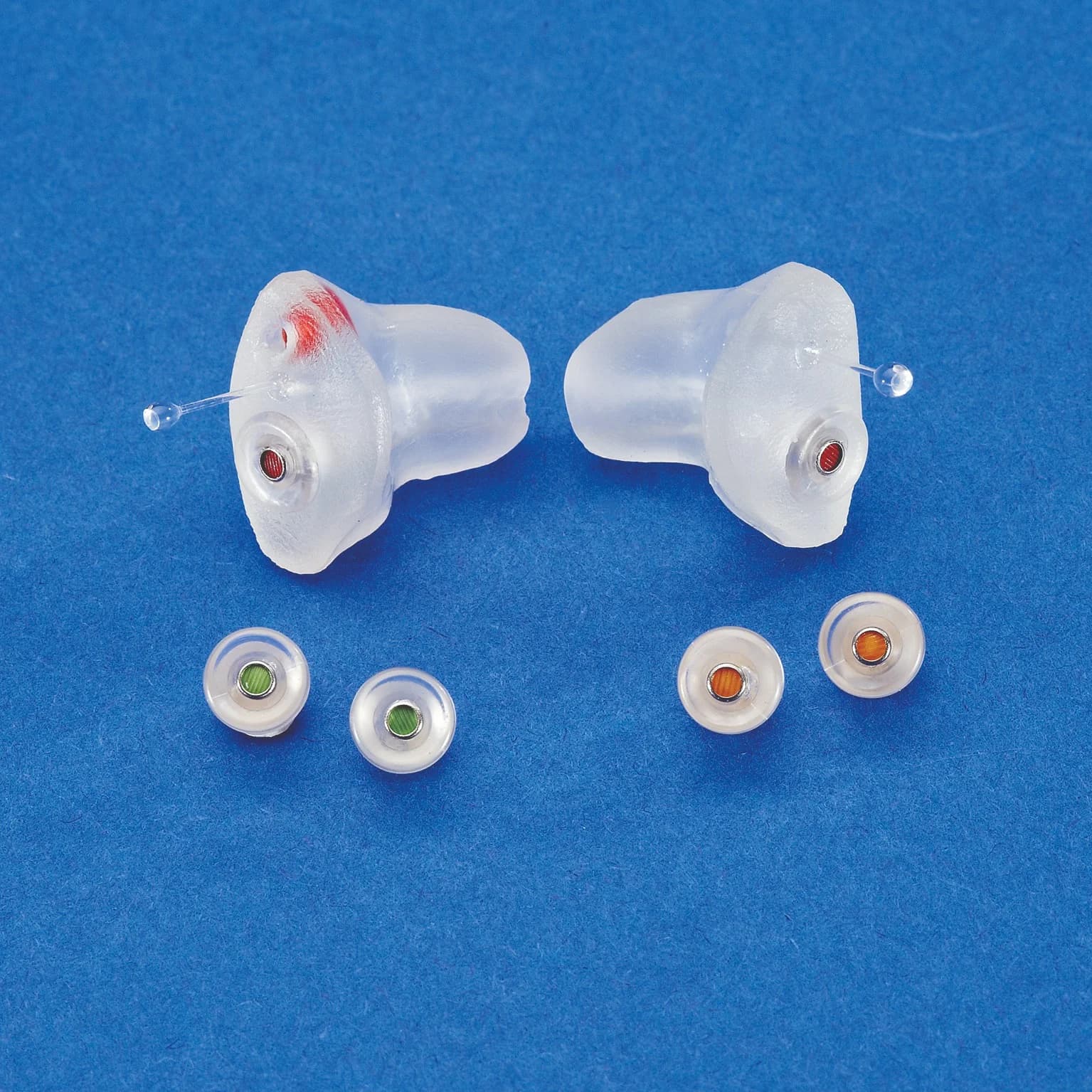 Custom-made musician earplugs with interchangeable filters